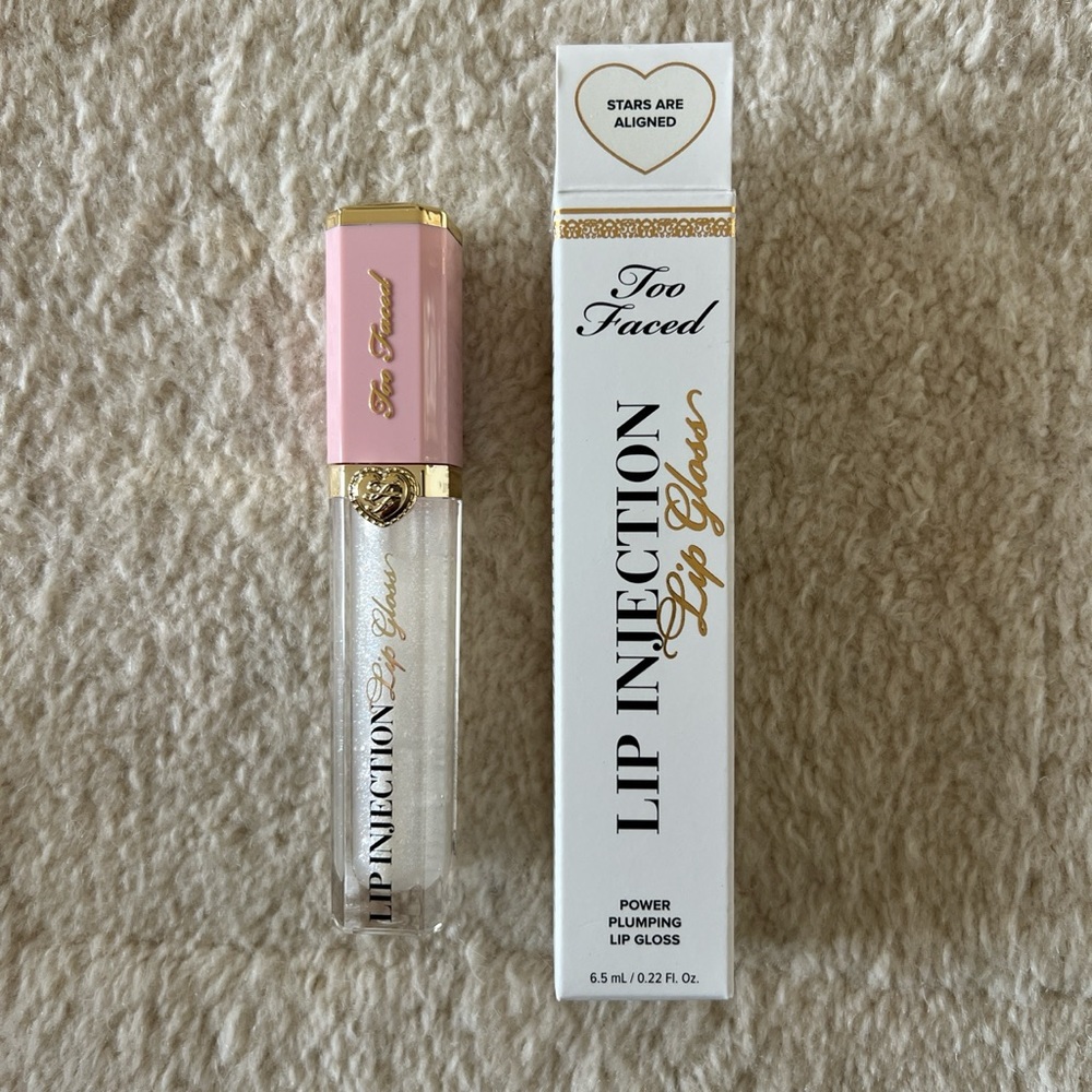 Brand new TooFaced lip injection lip gloss
